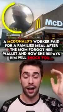 Cover for McDonalds Worker Pays For A Family's Mea