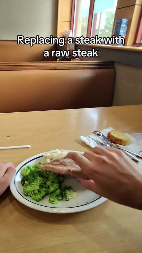 Cover for Everyone has been cooking the steak recently fyp troll 05101 #followMe