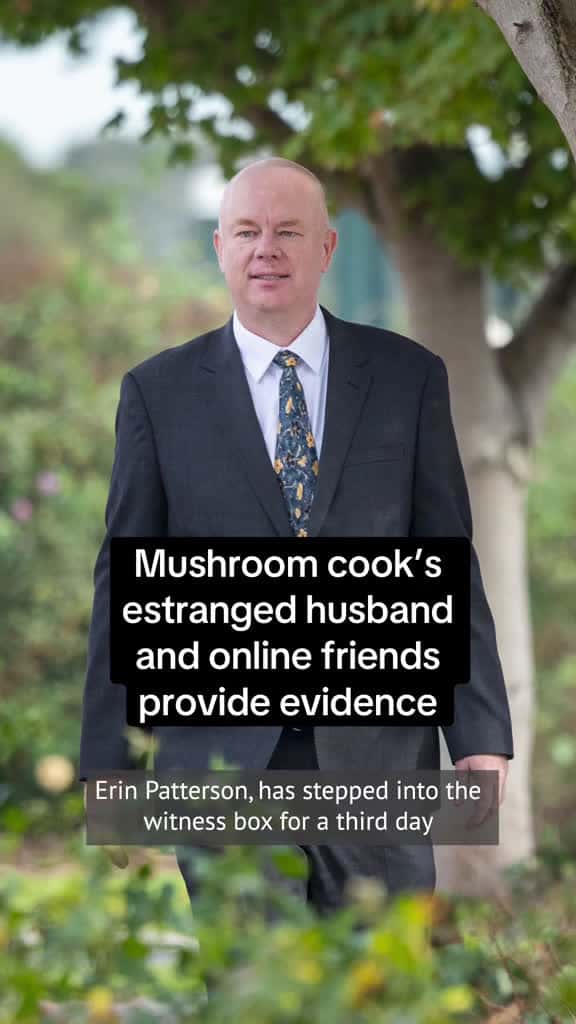Cover for Simon Patterson has finished giving evidence on his third day in court and severa 75399 #us