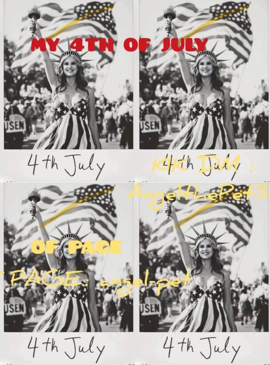 Cover for MY 4TH OF JULY