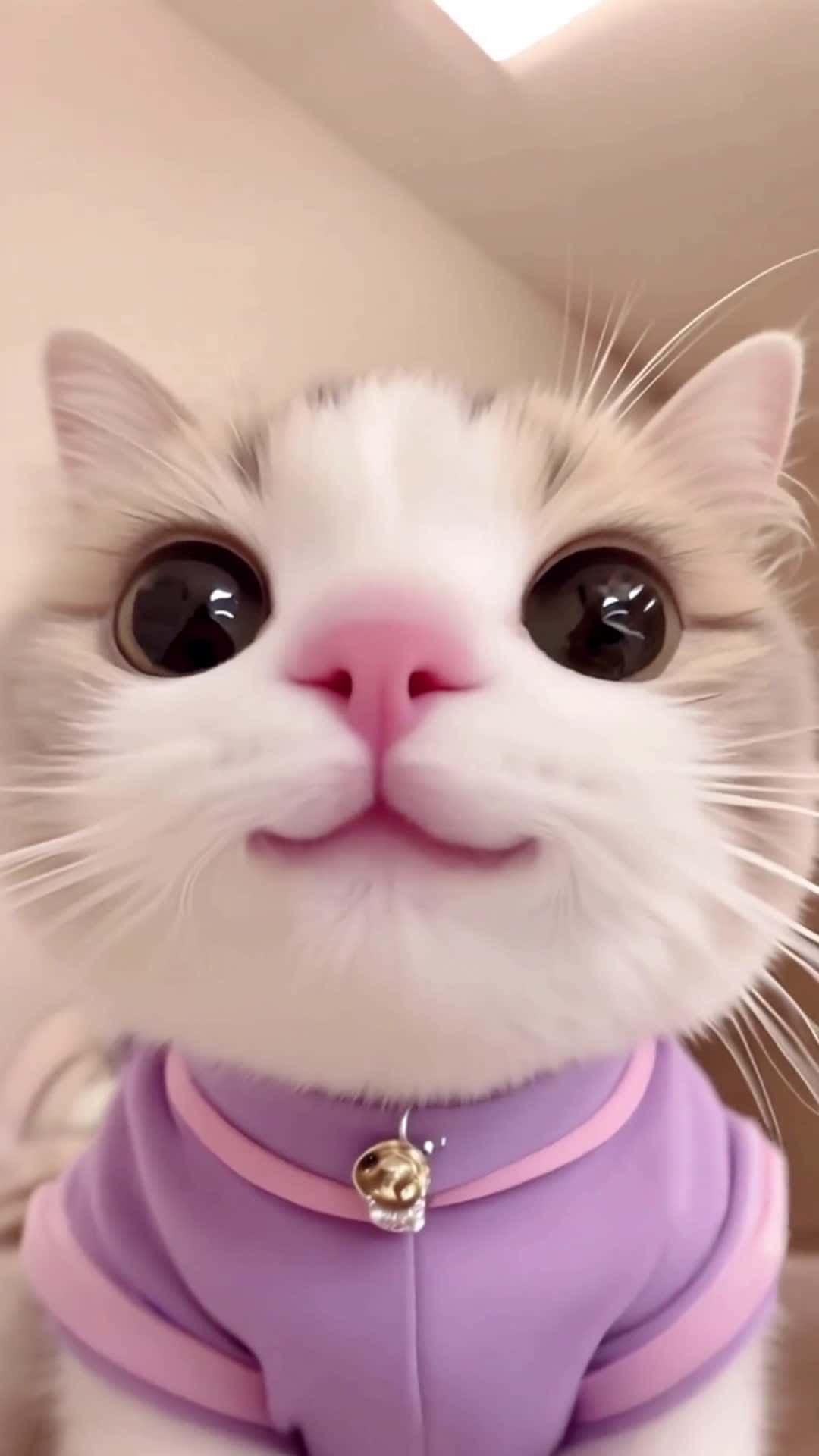 Cover for AIgenerated: Hi auntie! What's up? Am I adorable? #CatHavingFun #ShadowGame #DreamKitten #CuteCatAlert #PetLove #CatTok
