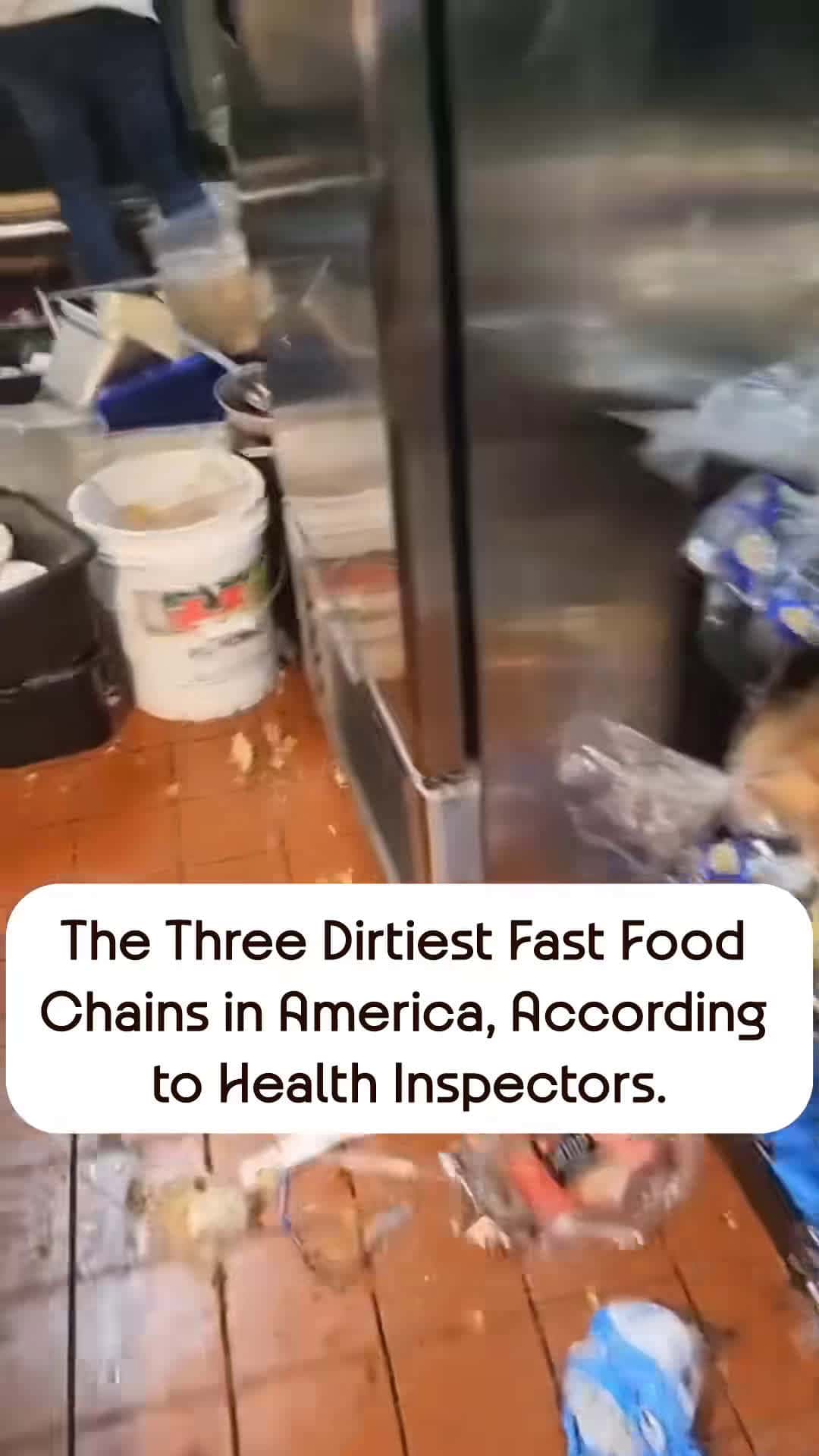Cover for #UnpopularOpinion Health inspectors reveal the 3 dirtiest fast food chains in America.