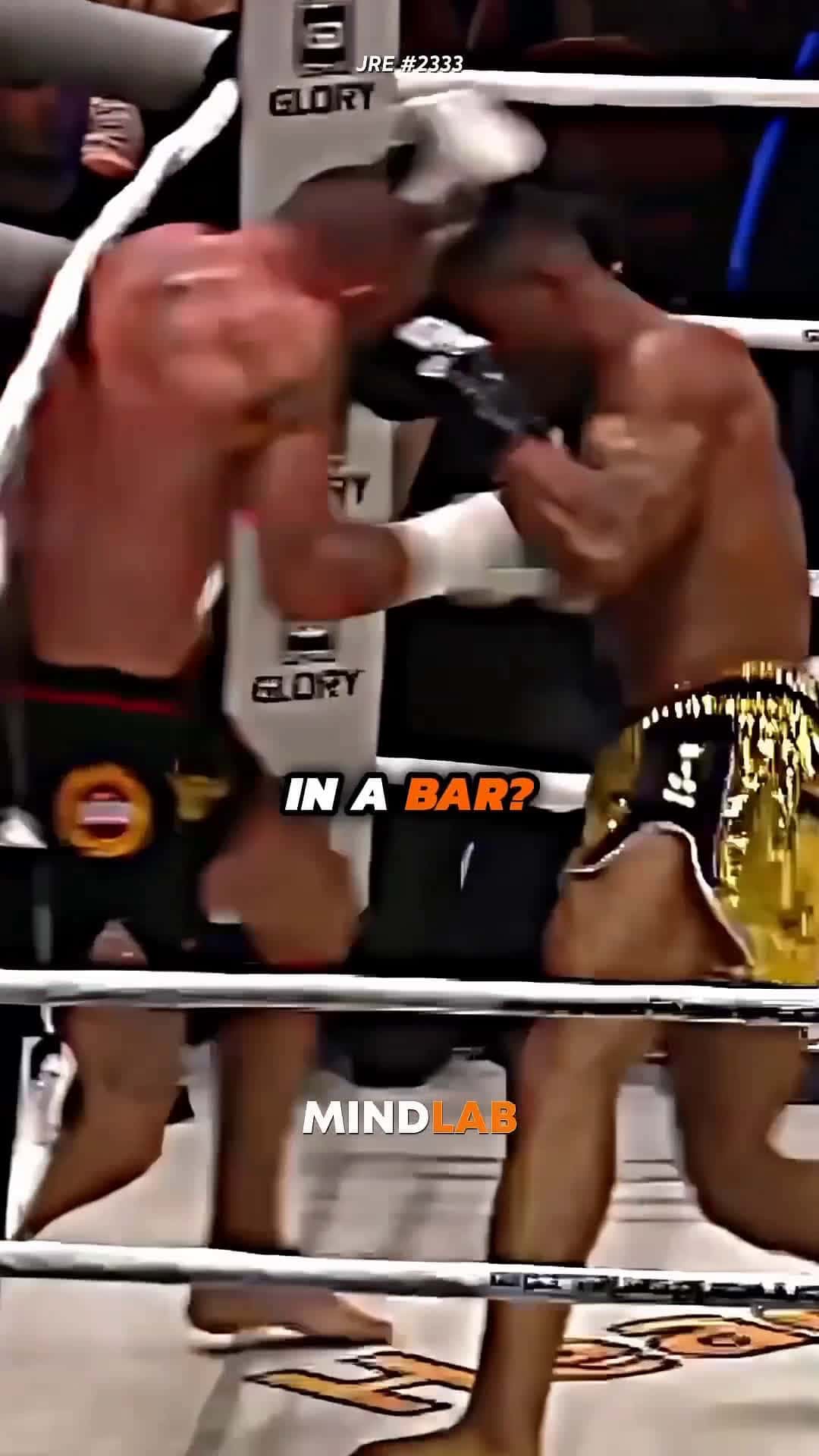 Cover for Joe Rogan reacts to Bar 🍻 Knockout 🥊 🤯  #fightcam  #viral #FirstVideoChallenge