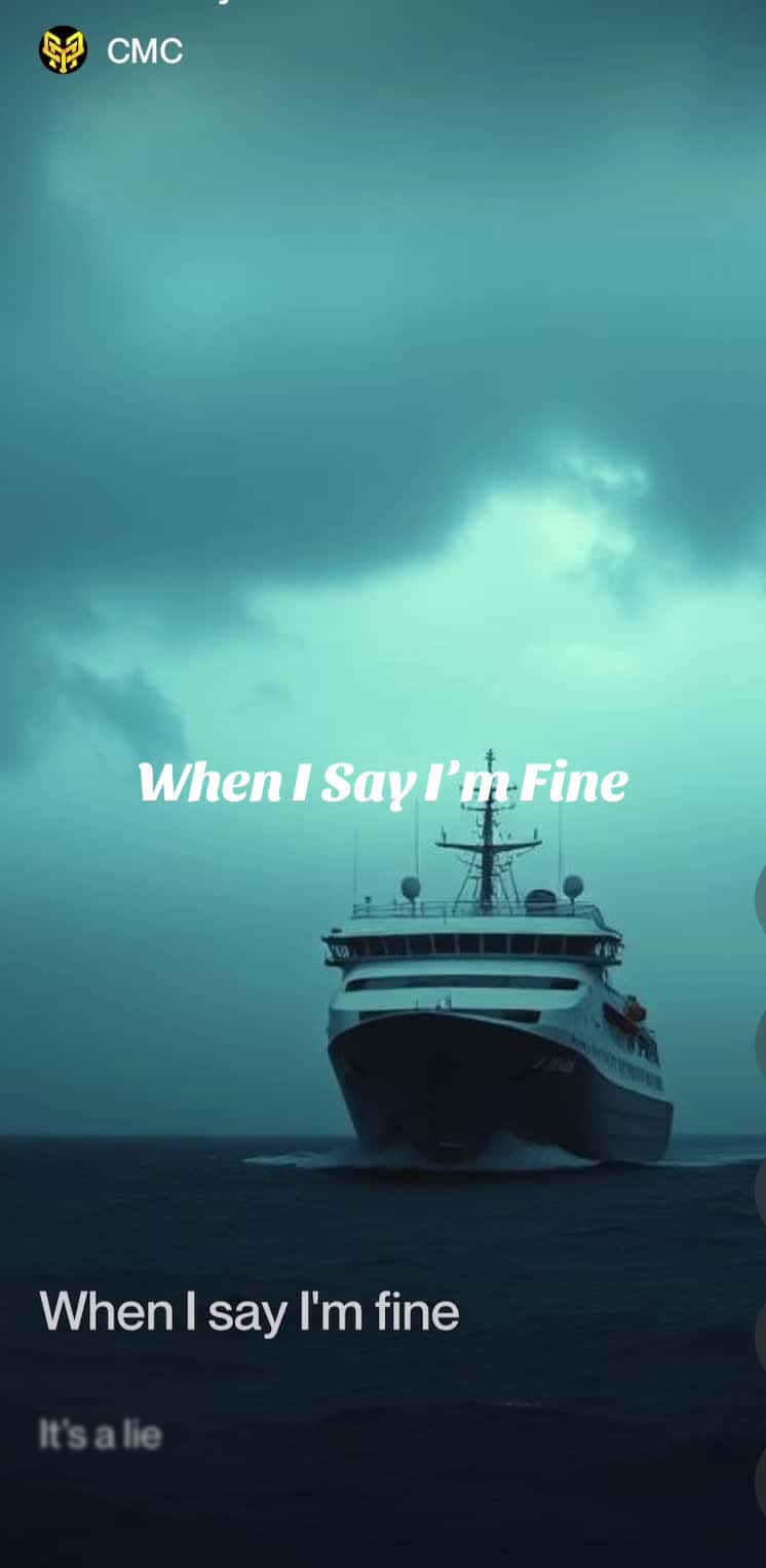 Cover for When I say I’m fine #fyp  #foryou  #foryoupage  #music