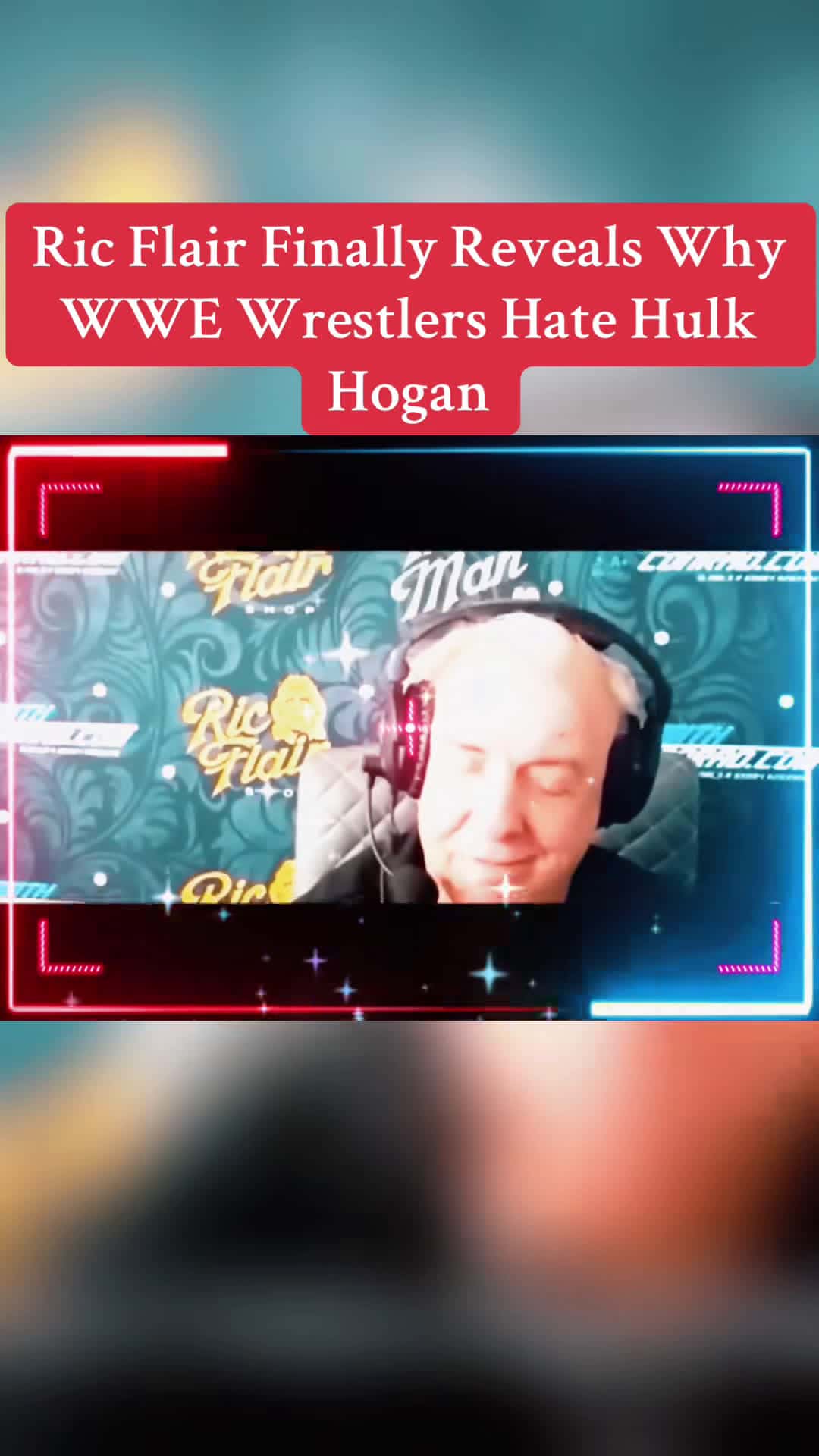 Cover for #TrueCrimeStories Ric Flair Finally Reveals Why WWE Wrestlers Hate Hulk Hogan #ricflair...