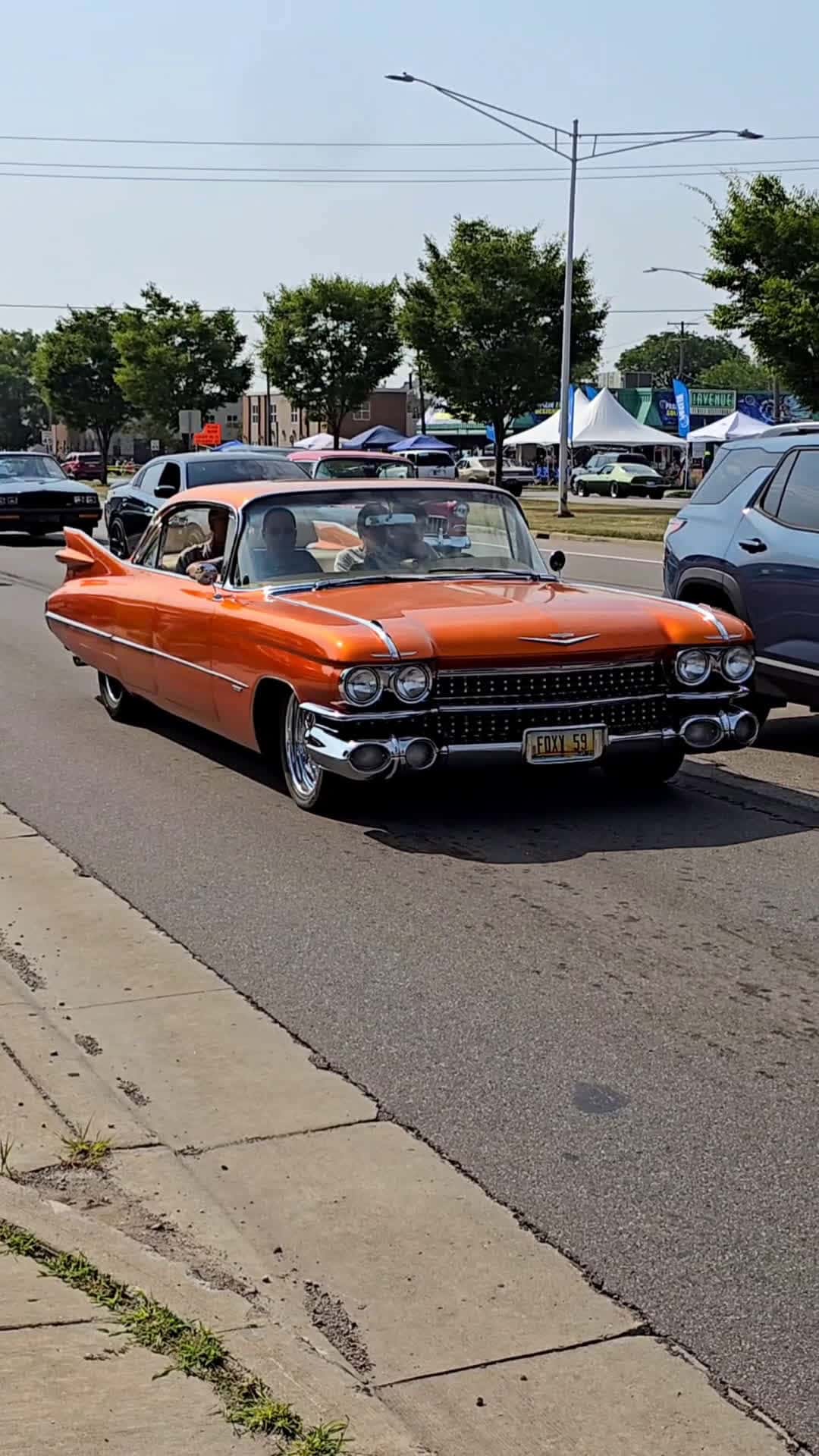 Cover for 1959 Cadillac Series 62 Classic Car Drive By Engine Sound Woodward Dream Cruise 2025