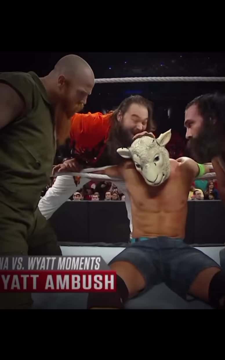 Cover for The white family vs John cena
