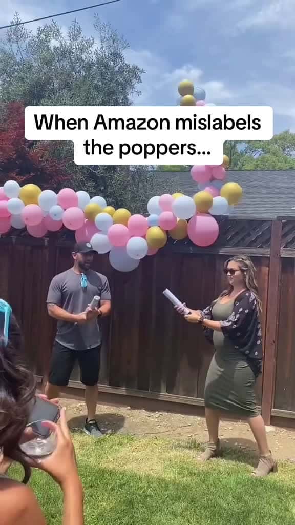 Cover for Amazon owes them a son 😅 (via @emiliejean16 ) 🎶 @The Rolling Stones ‘Mess It Up’ #fail #funny #genderreveal