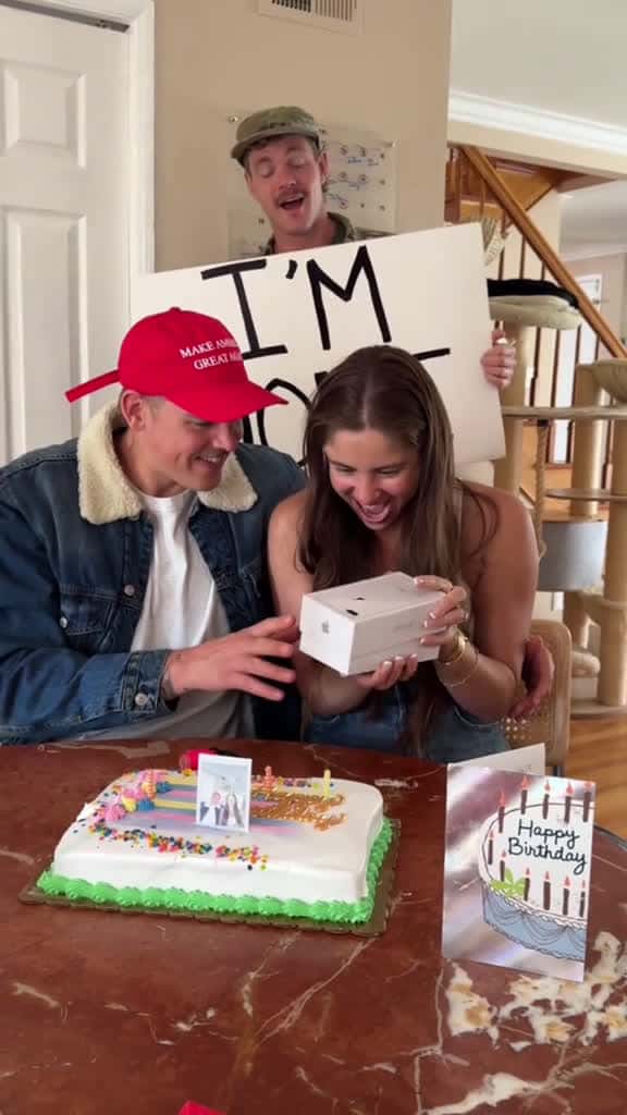 Cover for Soldier comes home from deployment to surprise sister and gets into fight over MAGA hat PA 87102 #shortvideos
