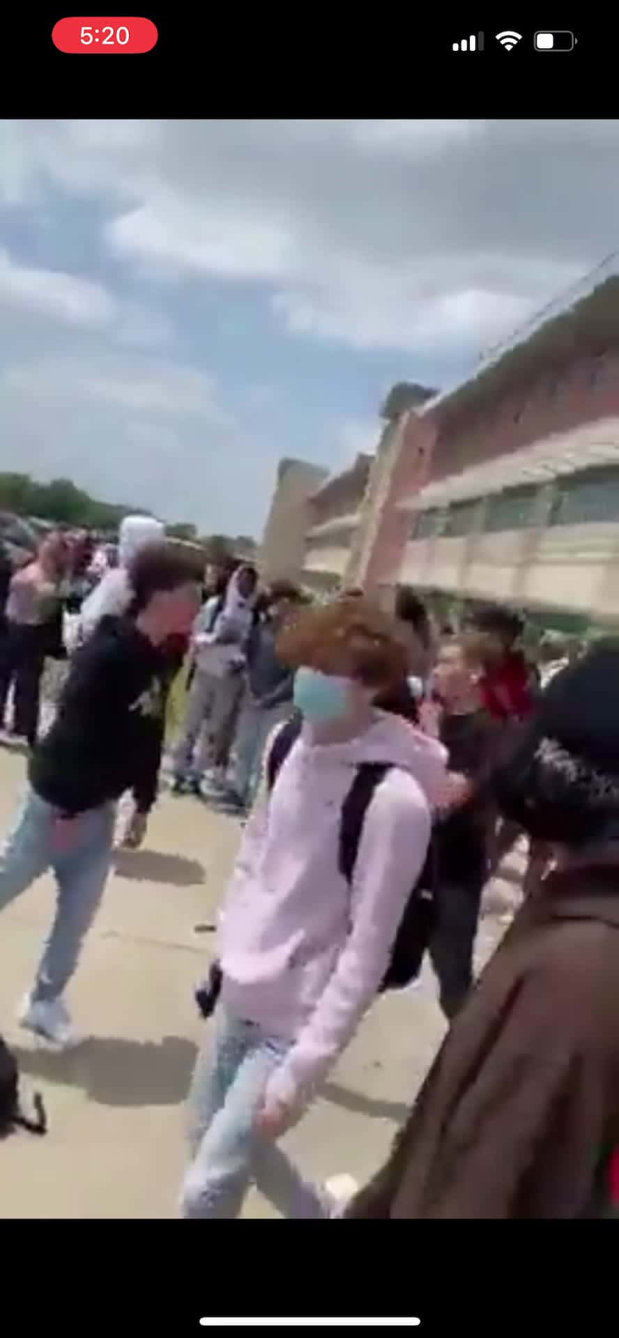 Cover for Brother jumps in for brother💯 fightsatschool