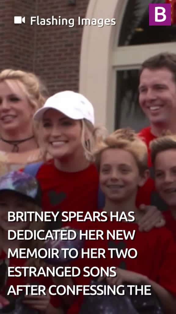 Cover for Britney Spears has dedicated her new memoir to her two estranged sons Memoir britneyspears 40321 #followMe