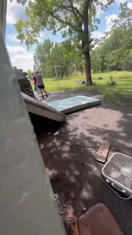 Cover for She got piled for setting up there friend but get this the girl in the red was supposed to be good friends with them. CRAZY REZ FIGHT.🤪