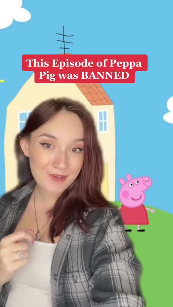 Cover for This episode of Peppa pig was BANNED peppapig greenscreen funfacts creepyfacts ar 19466 #us