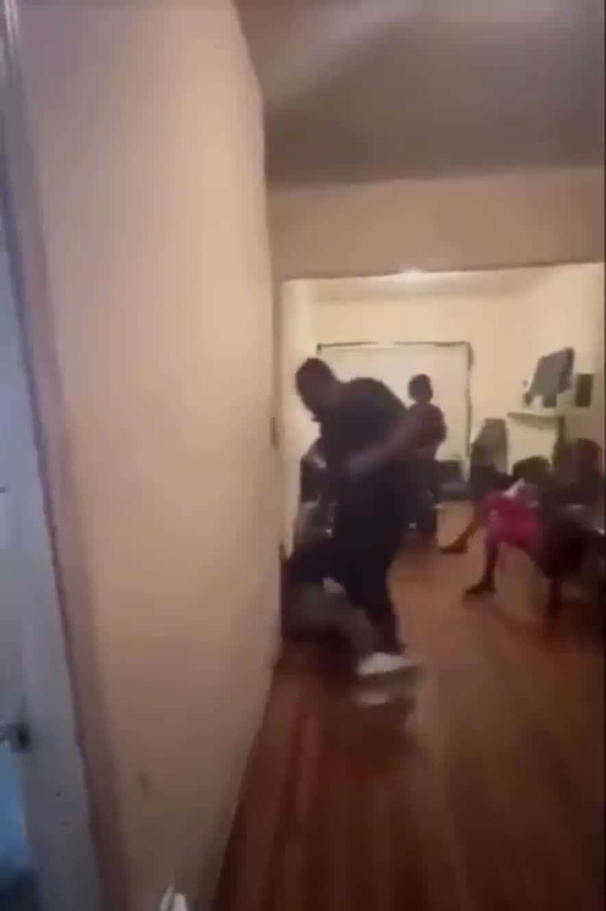 Cover for Man confront his mom’s abusive boyfriend!! #fight  #fights  #fightcam  #crazy  #caughtoncamera  #stomp  #knockout  #news