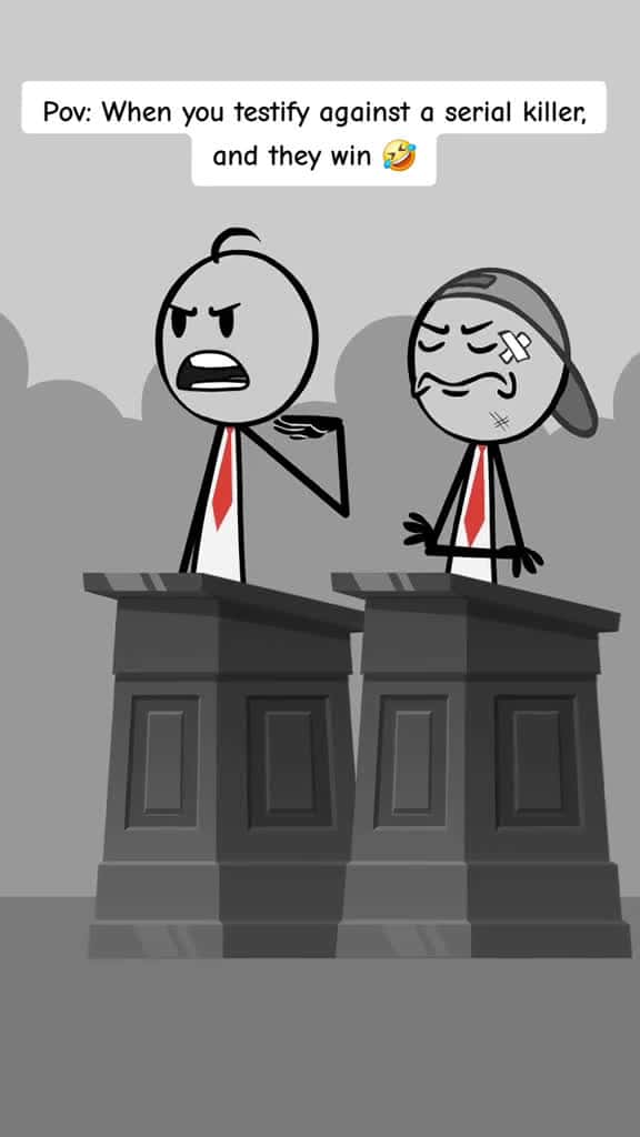 Cover for When you testify against a serial killer and they win blockblast hungrystudio viral foryou 47382 #nicevideo