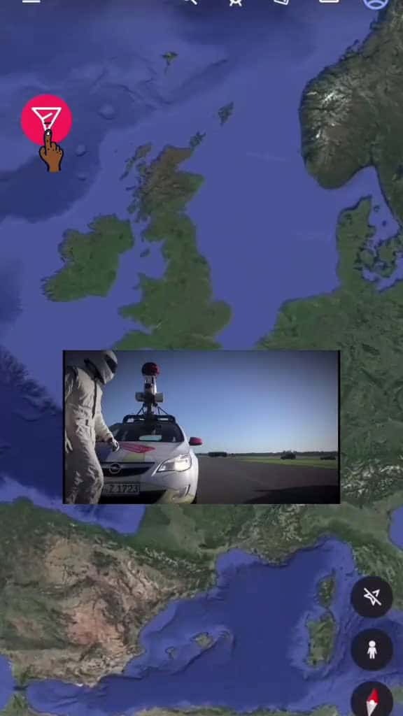 Cover for Google against The Stig## #topgear #googleearth #googlemaps #googlemapsfun