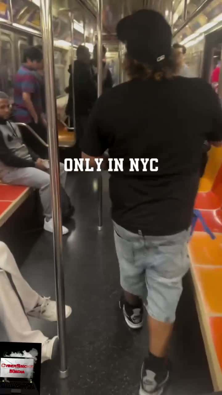 Cover for New York subway #Gas💨on deck🚇😭