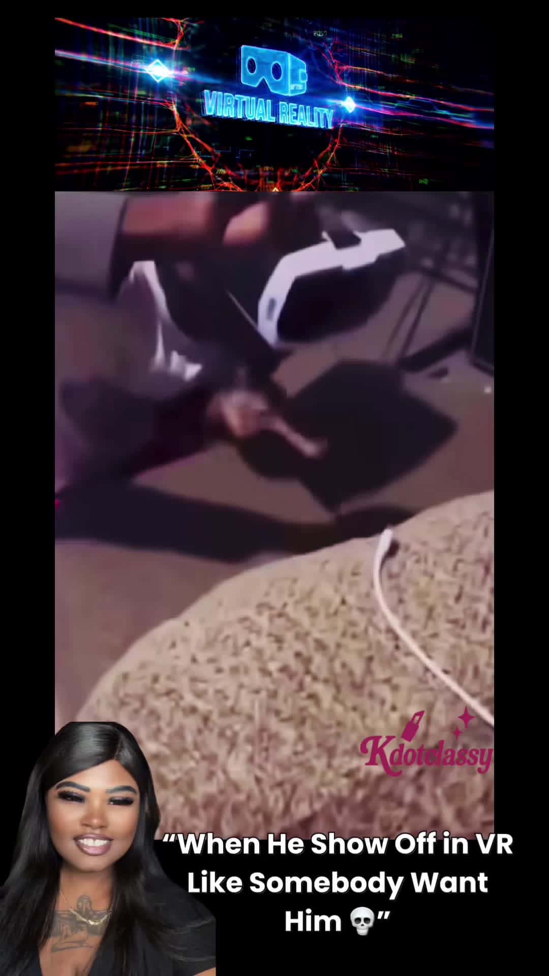 Cover for “When he flexin’ hard in the metaverse but still can’t get a text back in real life 💀🤳🕶️#VirtualFlex #MetaverseMishaps #TryAgainInRealLife #SimulationSwag