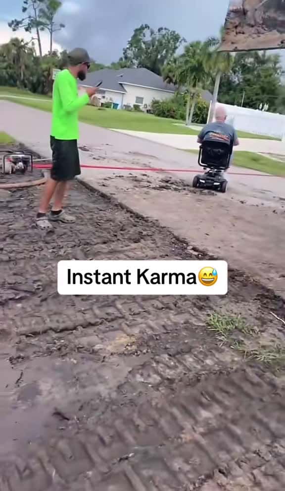 Cover for Watch how karma strikes back instantly! 😂 #karma #funny #viral