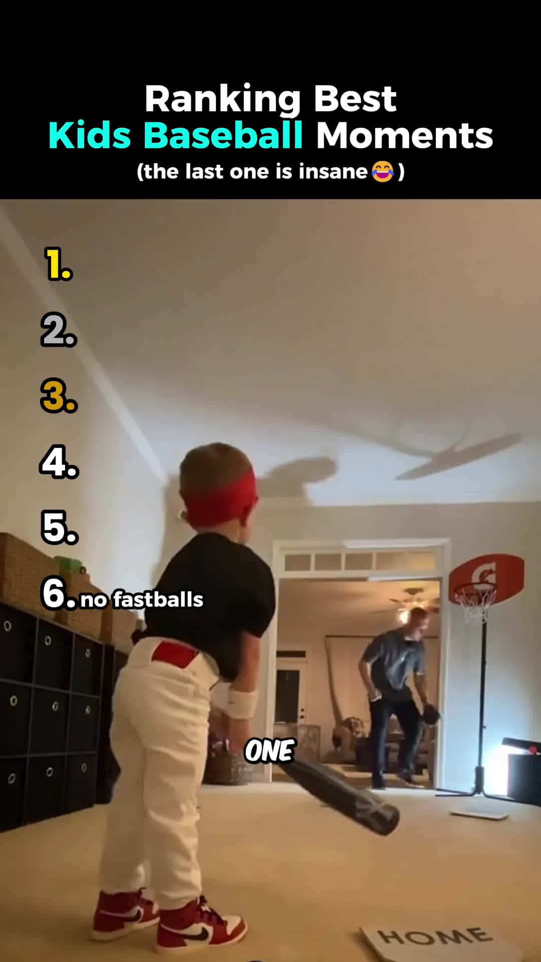 Cover for Ranking The Best Kids Playing Baseball Moments #funny #cute #trending