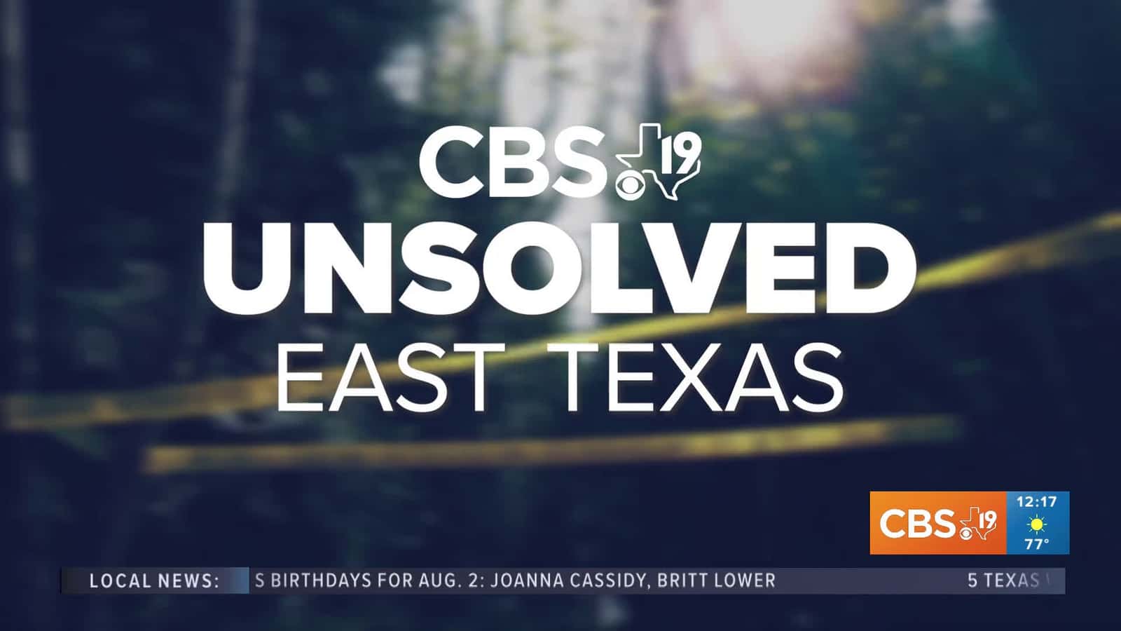 Cover for UNSOLVED EAST TEXAS: Brandi Wells last seen 19 years ago at East Texas nightclub