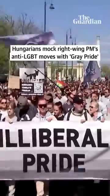Cover for Hungarians mock Viktor Orbán’s anti-LGB