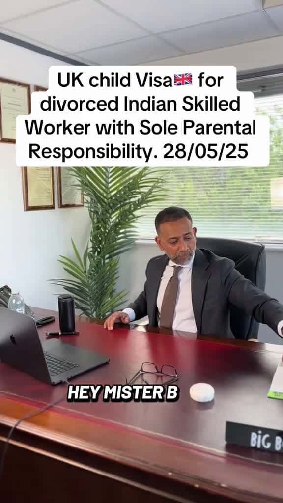 Cover for UK child Visa for divorced Indian Skilled Worker with Sole Parental Responsibility 28 05 2 34262 #trendingscoopz