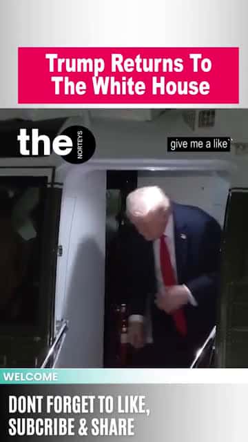 Cover for JUST IN： President Trump Returns To The