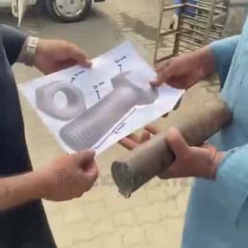 Cover for Turning a Scrap Shaft into a GIANT Nut & Bolt#UnpopularOpinion #CaughtOnCamera