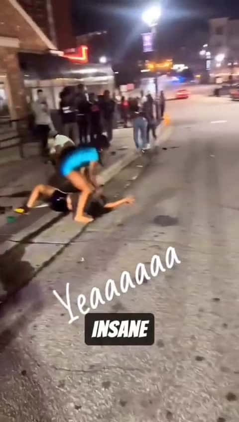 Cover for Crazy fight in the streets