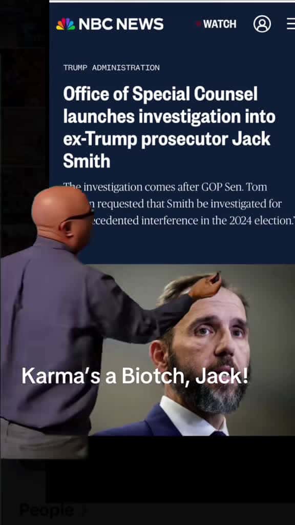 Cover for Jack Smith now under OSC investigation for possible Hatch Act violations in Trump probe. #JackSmith #Investigation #Politics 🔍