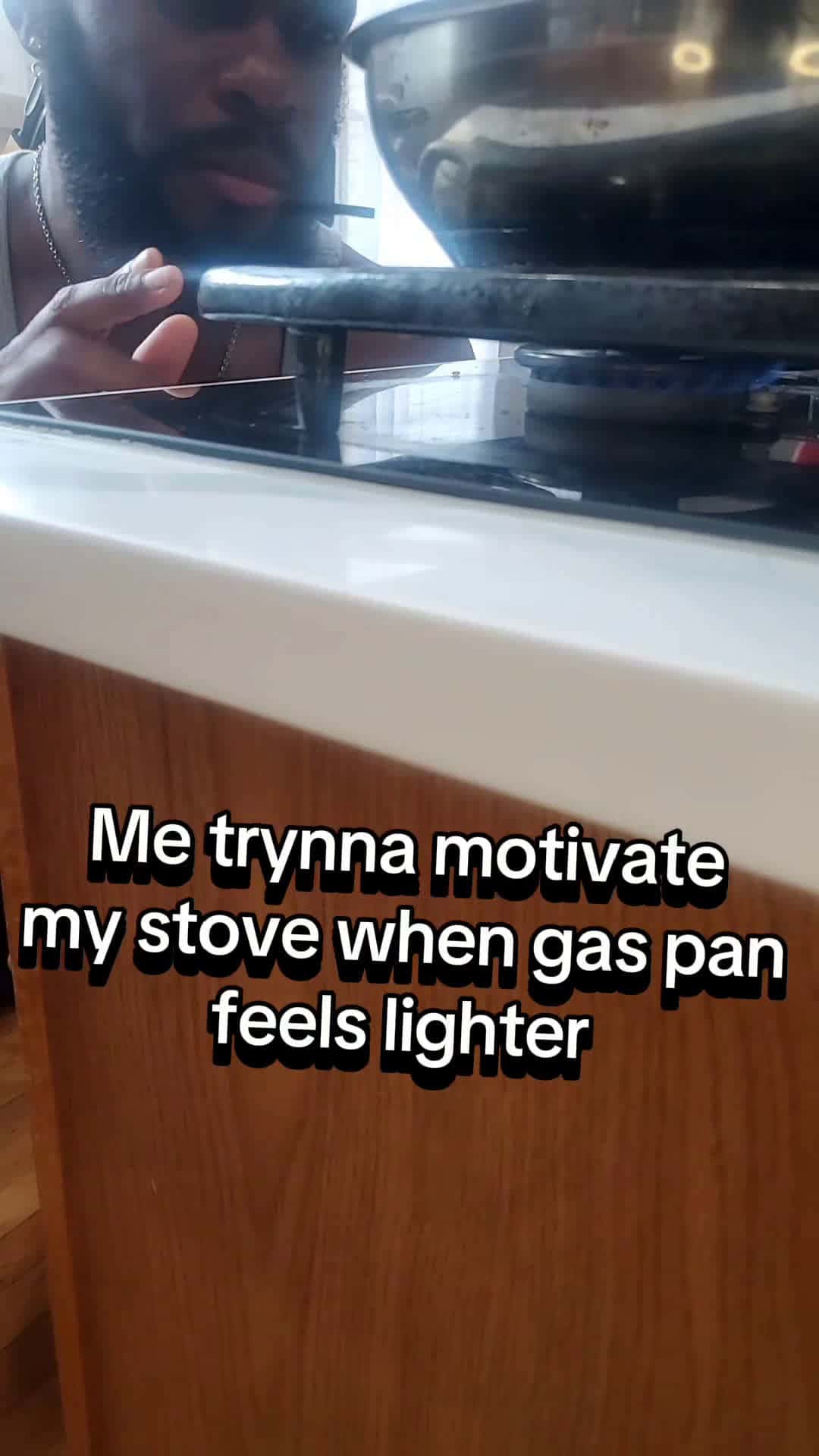 Cover for I just wanted dinner… now I got a tattoo from my stove 😭🔥#funnyskits #golongertrend #kitchencomedy #viralvideo #relatablehumor