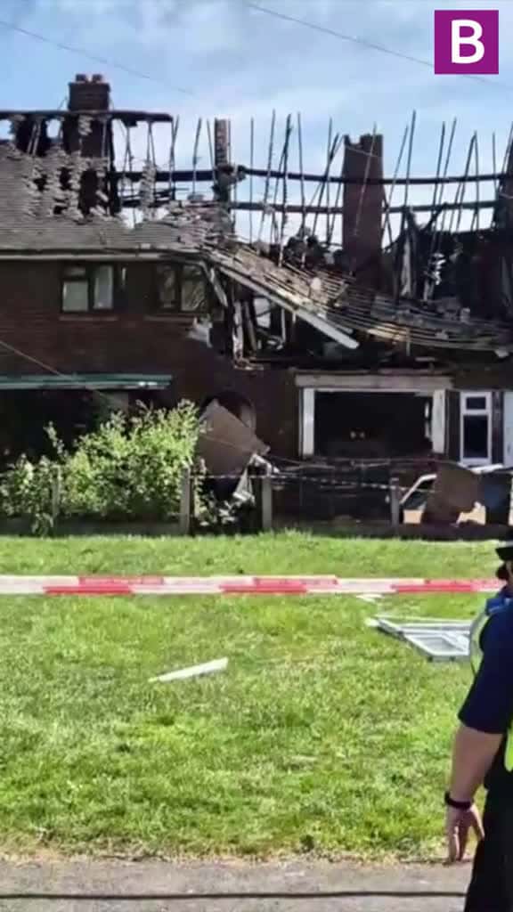 Cover for Two men suffered serious burns in a Black Country house explosion. westmidlands birmingham 01110 #shortvideosscoopz