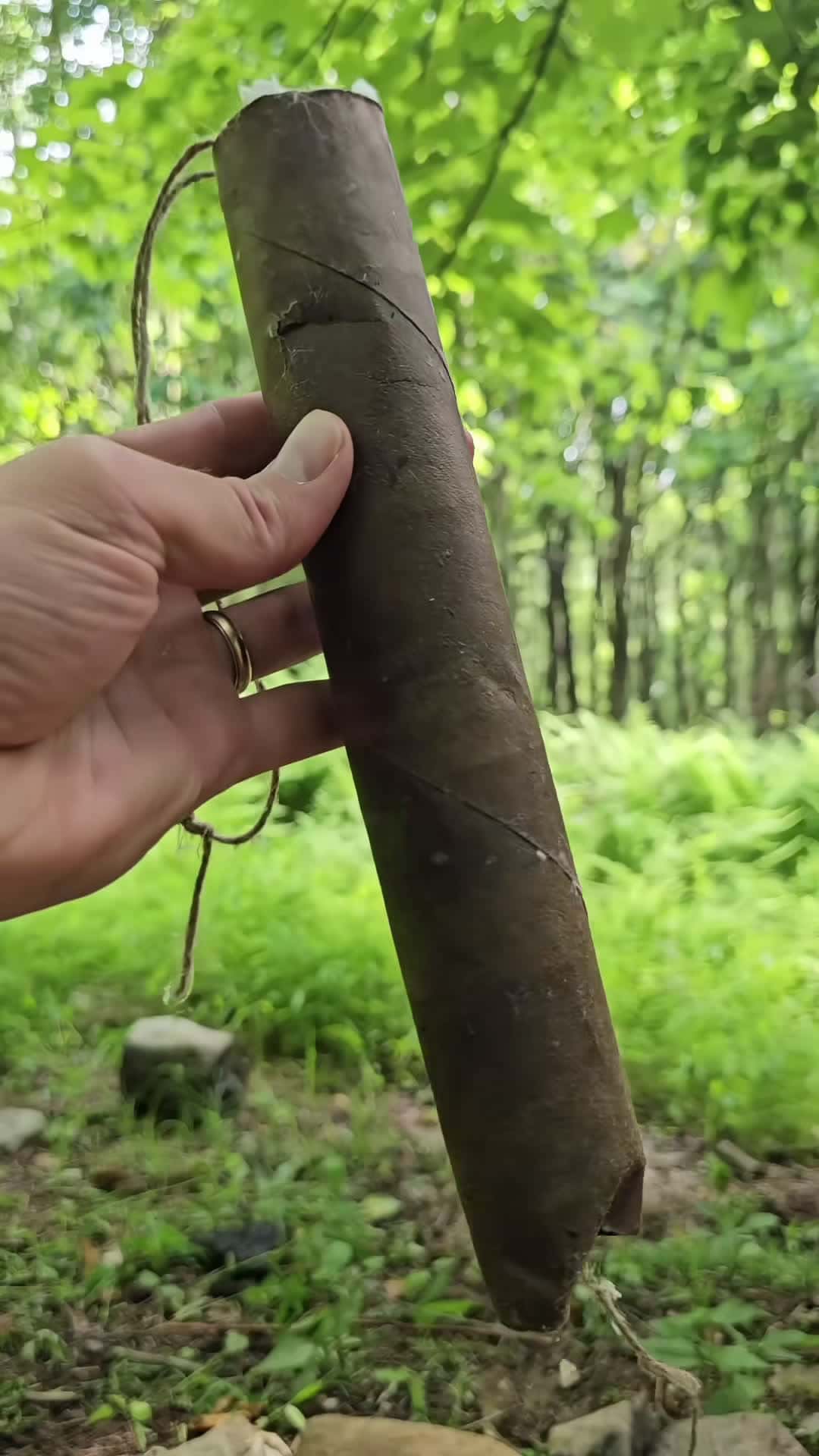 Cover for #FirstVideoChallenge DIY quick igniting fire log
