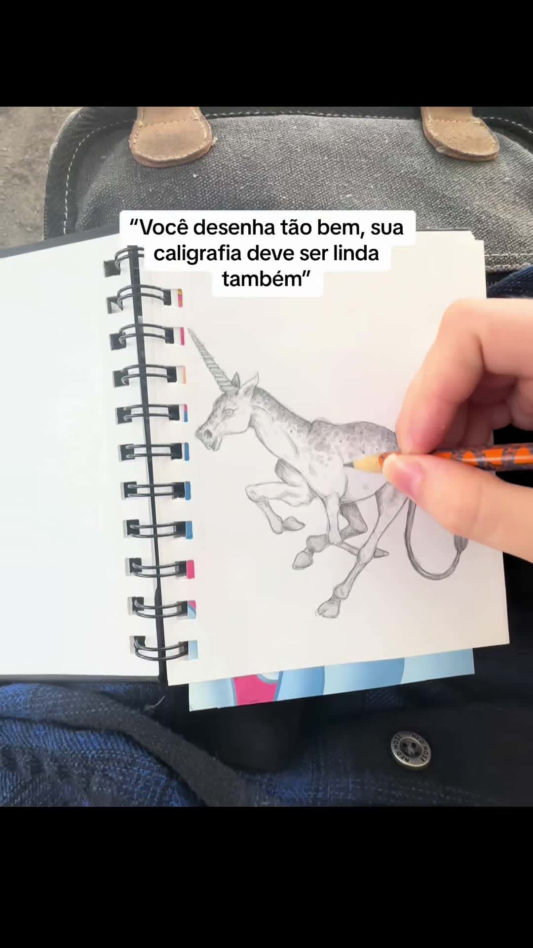 Cover for Eu estava escrevendo no meu diário ali, estava romantizando meus cafés durante a manhã  #drawing #fyp #foryou #handwriting #calligraphy #letter