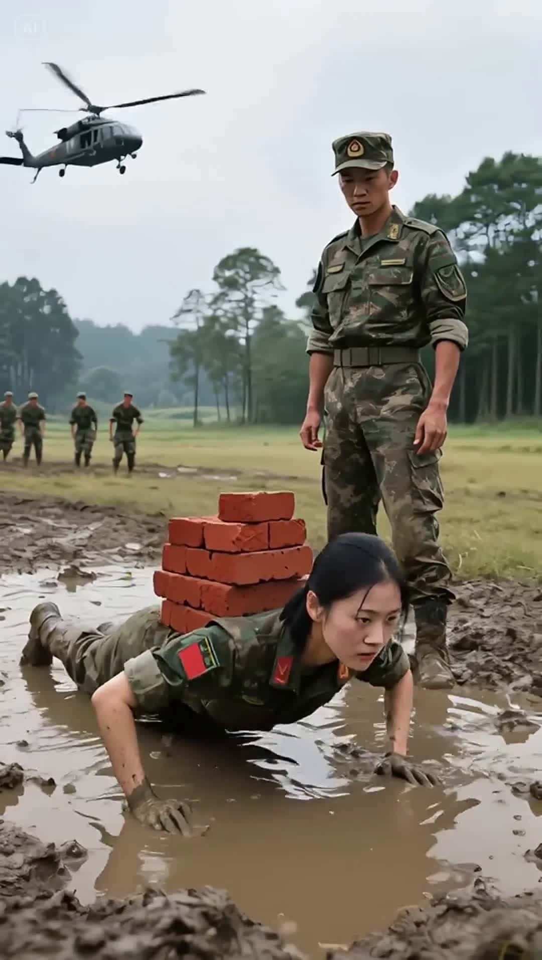 Cover for #A Close Look at Female Soldiers' Extreme Training Scene#FemaleSoldiersTraining #ExtremeChallenge #scooopz# fyp