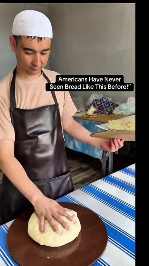 Cover for Americans Have Never Seen Bread Spun Like This BreadTok TandoorBread ASMRbaking FoodArt 20127 #shortvideosscoopz