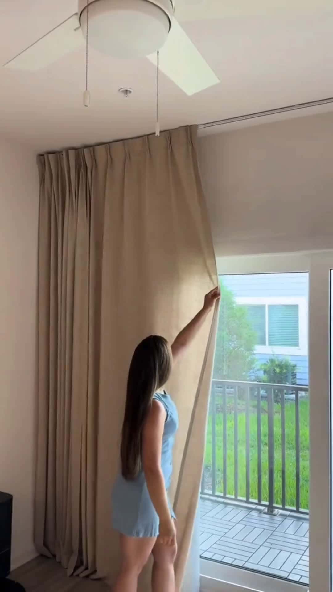 Cover for Por primera vez uso este tipo de cortinas y estoy enamorada ❤️🫣. Se las recomiendo con los ojos cerrados🤩🤩🤩. #curtains #curtainsdesign  #curtainideas #homedecor #amazonfinds #amazoncurtains #linencurtains #roomtransformation 