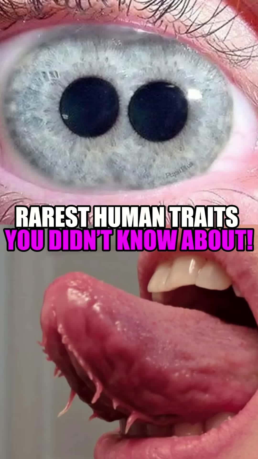 Cover for #TrueCrimeStories rarest human traits you didn't know about! #curiosities #craziest