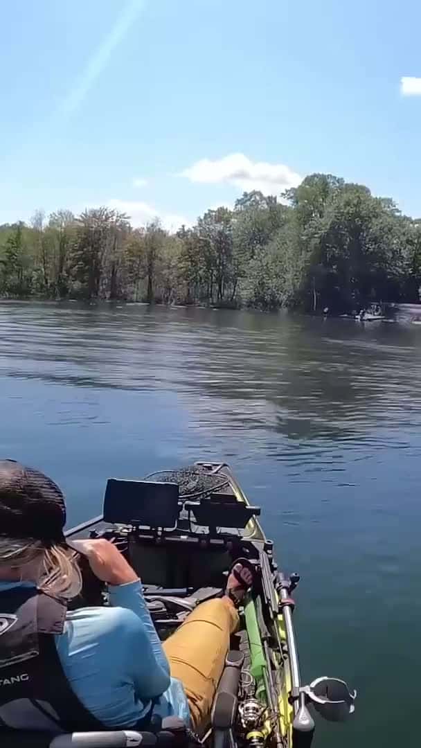 Cover for THIS is why you always wear your killswitch! Yaks/Torqeedo 1103 are harder to catch than a frisbee #fish #fishing #fyp #foryou #foryoupage #viral #viralvideo #funny #lol #fail 