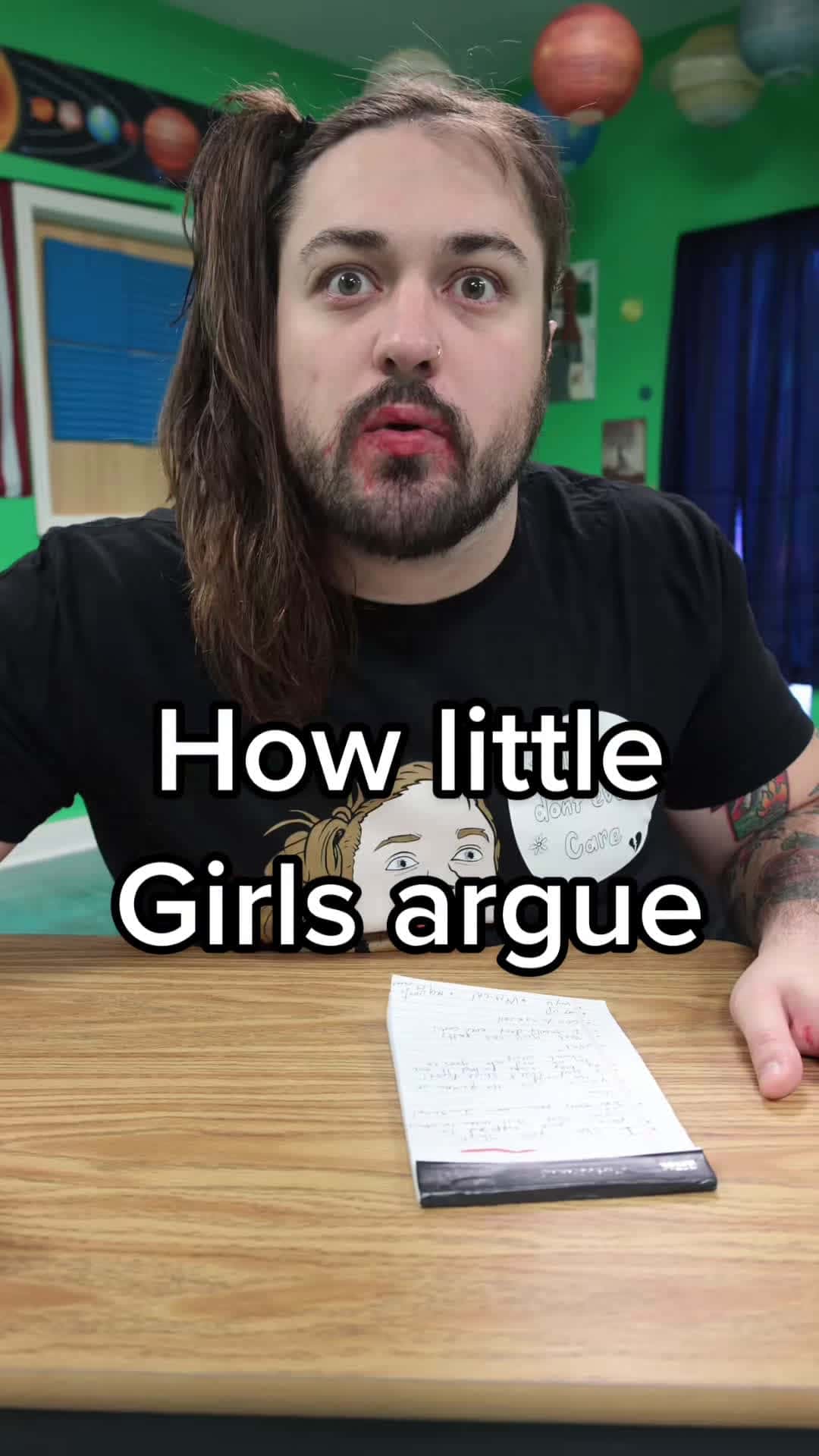 Cover for How little girls argue🤣 #kids #school #teacher