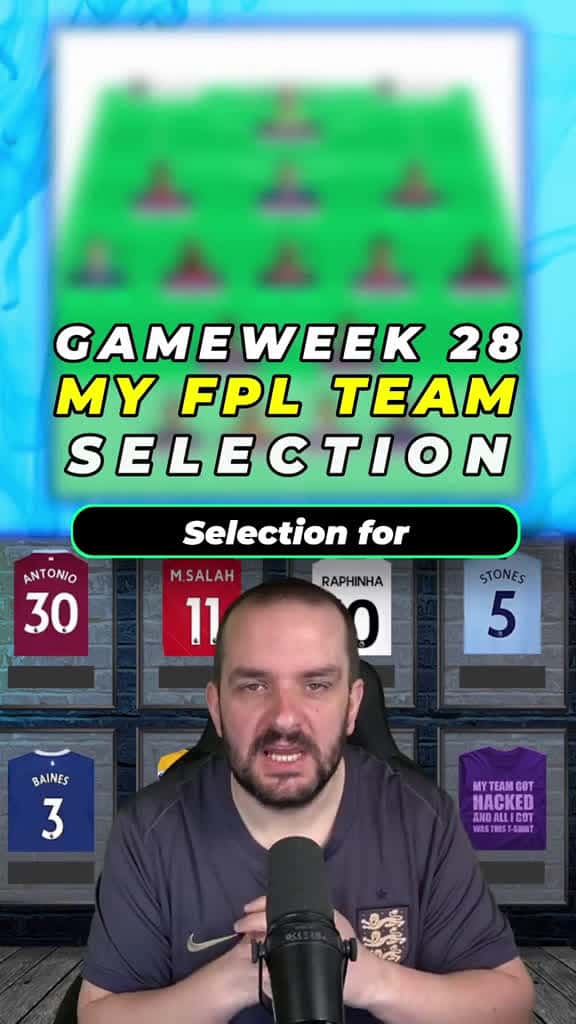 Cover for MY FPL TEAM SELECTION FOR GAMEWEEK 28 fpltips fantasypremierleague fplcommunity 30080 #american