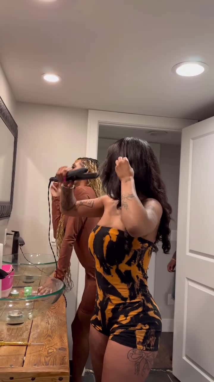 Cover for Thoughts when your girl & her friend getting ready to go out. W/ @keishajanet 😂