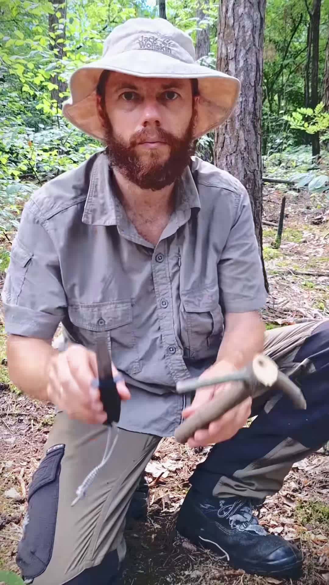 Cover for #survival #bushcraft #forest #lifehack #skills