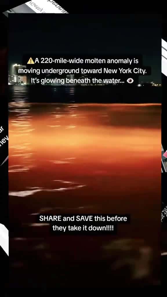 Cover for Hot Blob Under New York  Massive Hot Blob Moving to New York 220 Mile Anomaly Dubbed The Hot Blob Approaching New York. Super Heated Lava Or Hot Blob News #News #Newyork #Lava #anomaly #fyp  created by The Imperfect with Majorz...