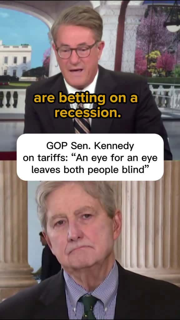 Cover for GOP Sen. John Kennedy R-LA joins MorningJoe to weigh in on the economic fallout from Presi 00202 #shortvideos