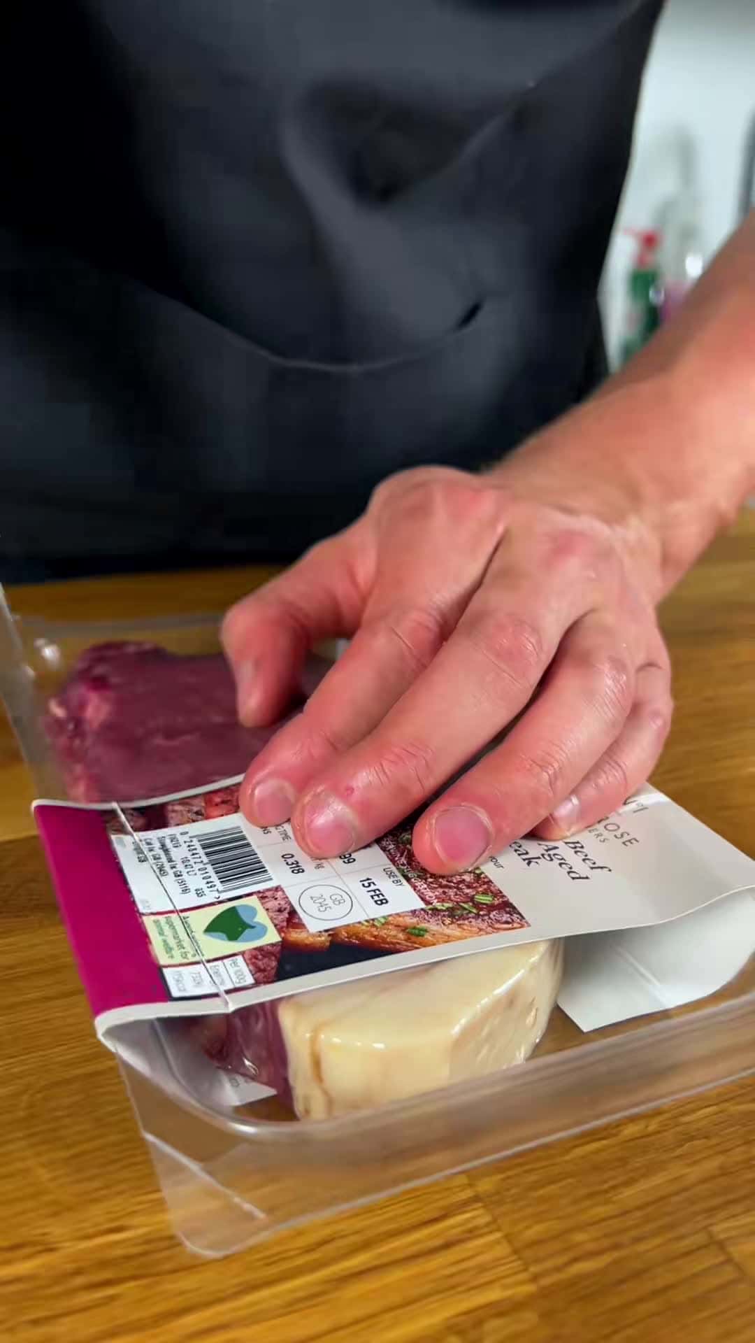 Cover for #ad Steak Frites 🥩 Click through for full recipe on Feasty #ValentinesAtWaitrose