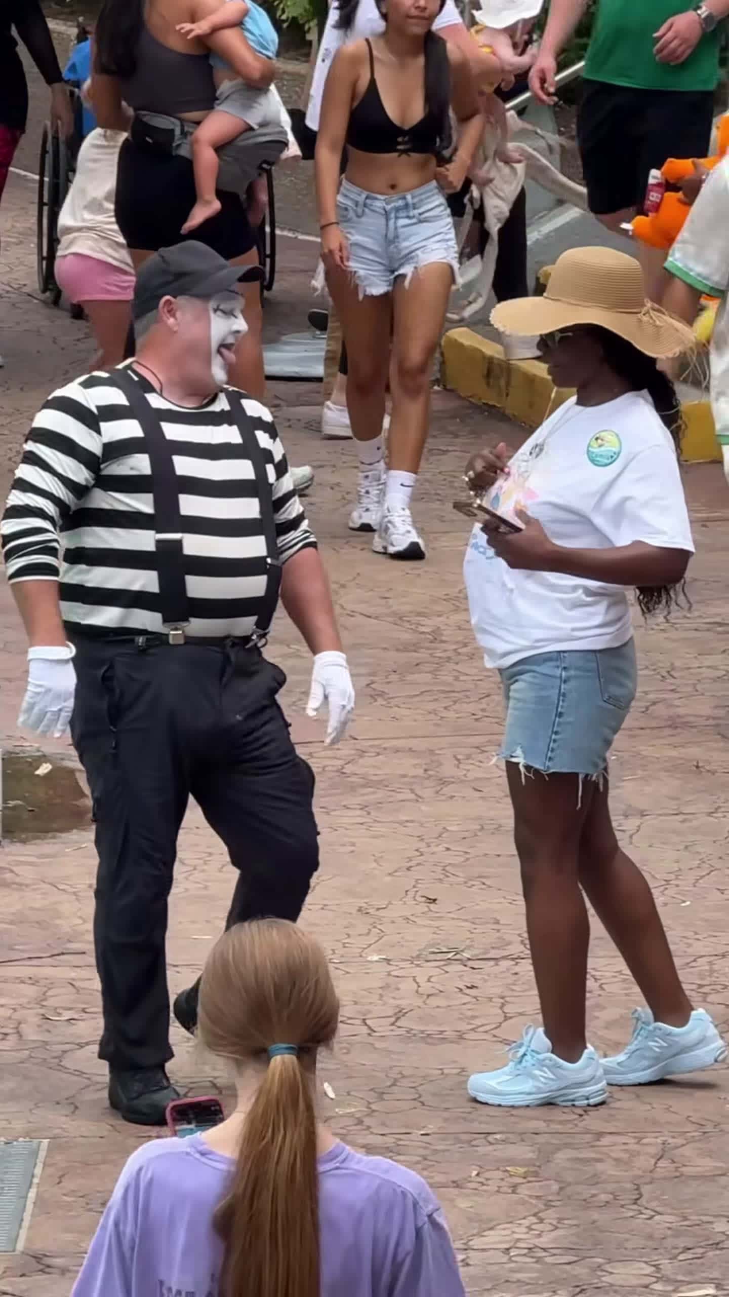 Cover for He met his match Tom mime Seaworld #seaworldmime #funny #tomthemime #shorts #seaworldorlando #seaworld #comedy #funnyvideos #funnyshorts #fun #mime