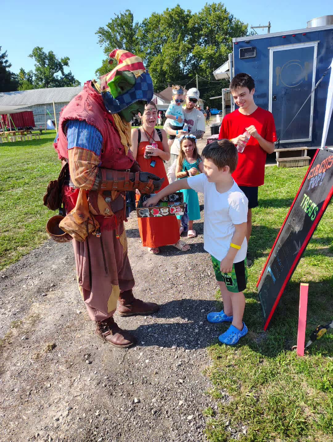 Cover for was awesome meeting Garbogg The Gambling Goblin at @thegreatcamelotrenfaire