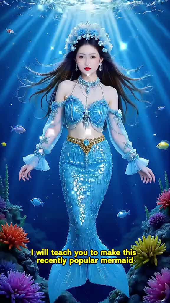 Cover for CapCut AI Mermaid Transformation TSpecial Effects Tutorial ai mermaid filter aimermaid fil 79199 #trend